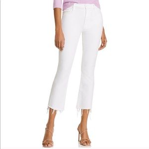 Mother Insider Crop Ankle Fray Jeans Size 24